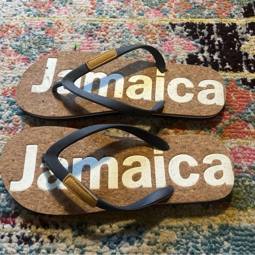 Jamaica flip flops men’s size 12